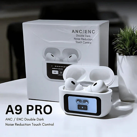 A9 Pro Touch Screen Display Wireless Airpods