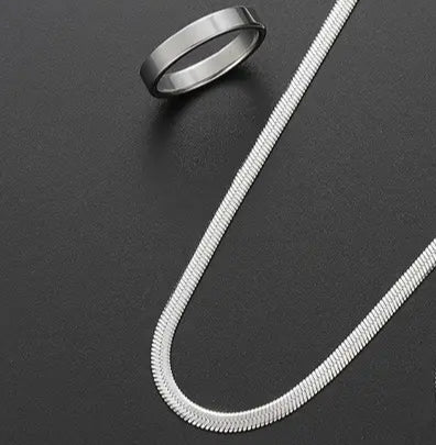 Thin snake chain set for boys and girls