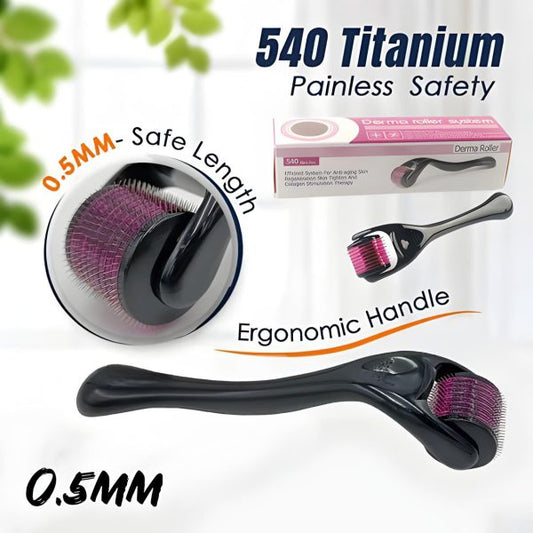 2 in 1 Derma Roller for Hair Therapy and Skin care Micro-needle (0.5mm)