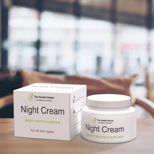 Health Healer Night Cream For Bright, White And Clear Skin.